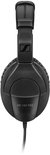 Vooraanzicht van een zwarte Sennheiser HD 280 Pro koptelefoon.