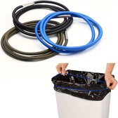 @ Lu’s Today® - Basic Household Essentials - Set Van 3 Prullenbak Banden - Elastische Elastiekjes Voor Prullenbak - Omtrek 70 - 110 CM
