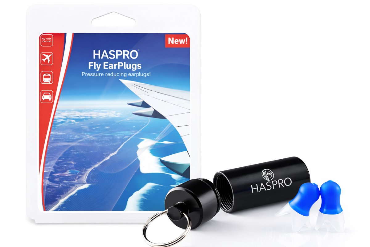 HASPRO Fly Oordopjes – Drukverlagend – SNR 27 dB
