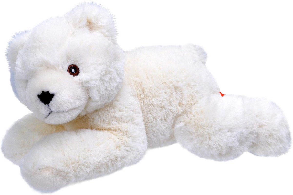 Ecokins IJsbeer Pluche Knuffel 20 cm - Duurzaam Gemaakt van Gerecycled Materiaal