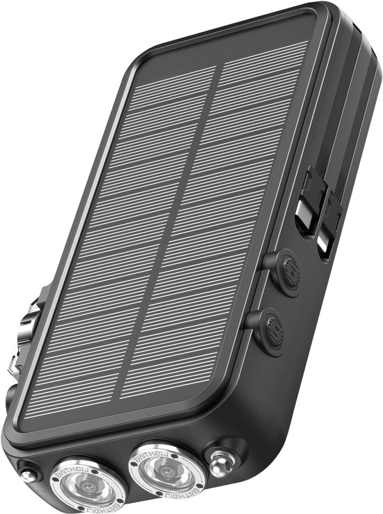 ULTRABLEU Powerbank Zonne-energie 16.000 mAh met Noodradio - ULTRABLEU - €39,99