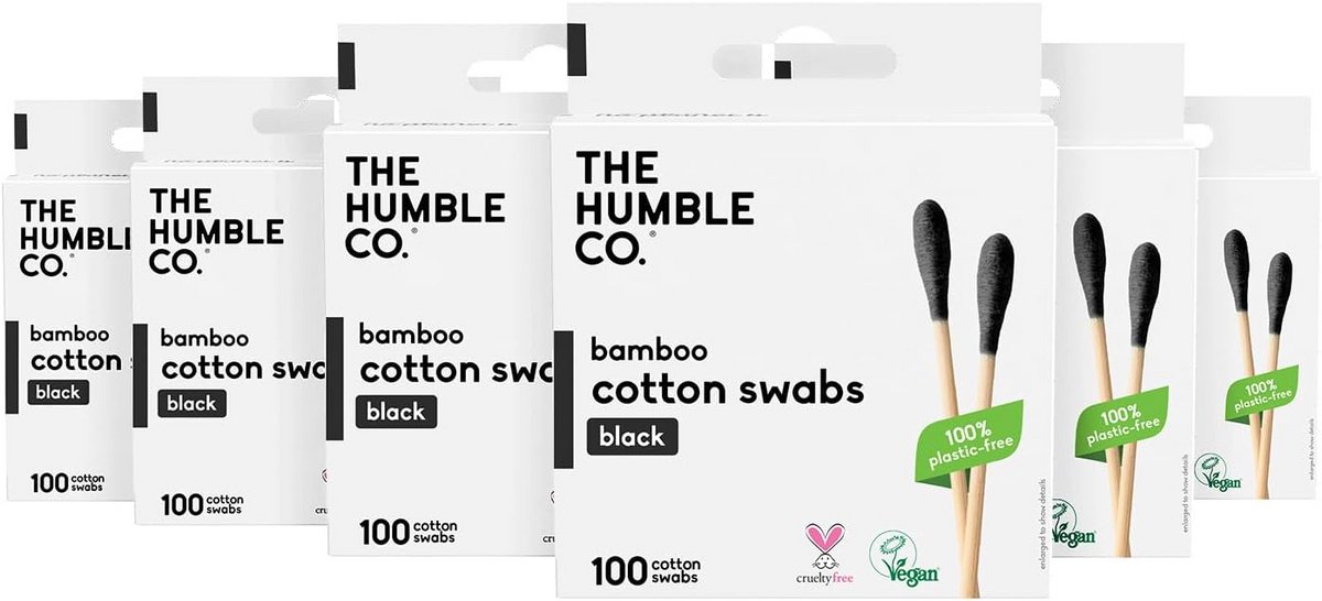 600x Natuurlijke Bamboe Wattenstaafjes - Duurzaam & Milieuvriendelijk voor Oren, Make-up en Reiniging