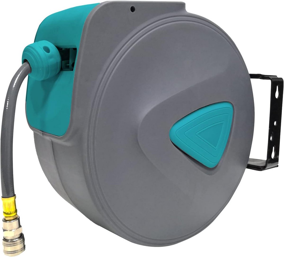 Automatische Persluchtslanghaspel met Muurbeugel voor 1/4 Inch, Intrekbaar Systeem