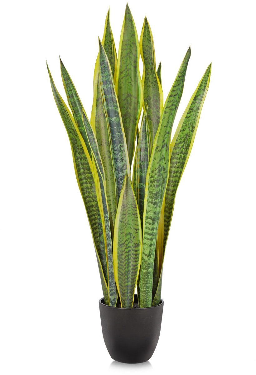 Unyqoos® Realistische kunstplant met levendige bladeren voor interieurdecoratie
