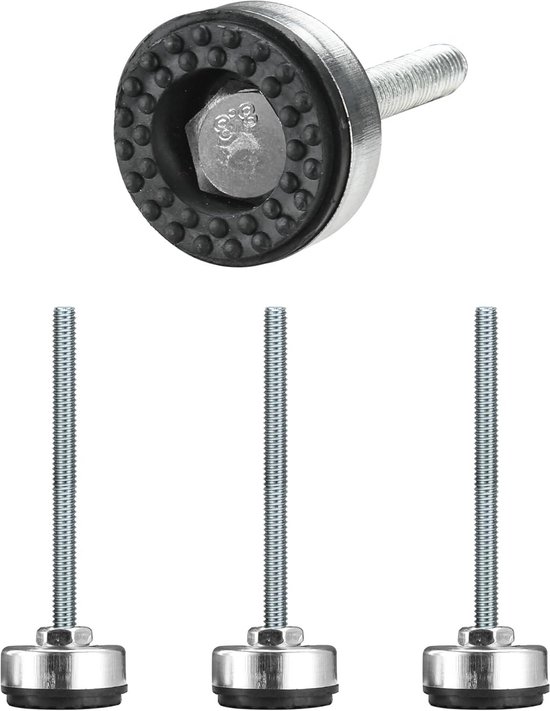Verstelbare Machinevoeten - 4 Stuks M8×100mm Nivelleringsvoeten voor ...