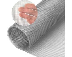 Roestvrijstalen geweven gaas - Metalen gaas voor raamroosters, filtergaas voor ventilatiegaten, tuin, keuken, huis, 15,75 inch x 78,74 inch
