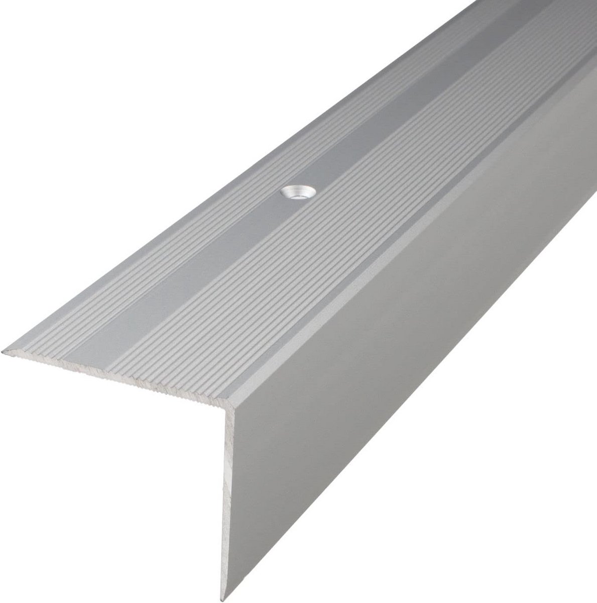 Traprandprofiel van geanodiseerd aluminium - 45 mm breed, 40 mm hoog, 1000 mm lang