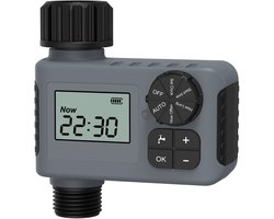 QTTVBTNA Irrigatietimer - Watertimer - met LCD-display - automatisch irrigatiesysteem - waterdicht - voor Tuin & Gazon