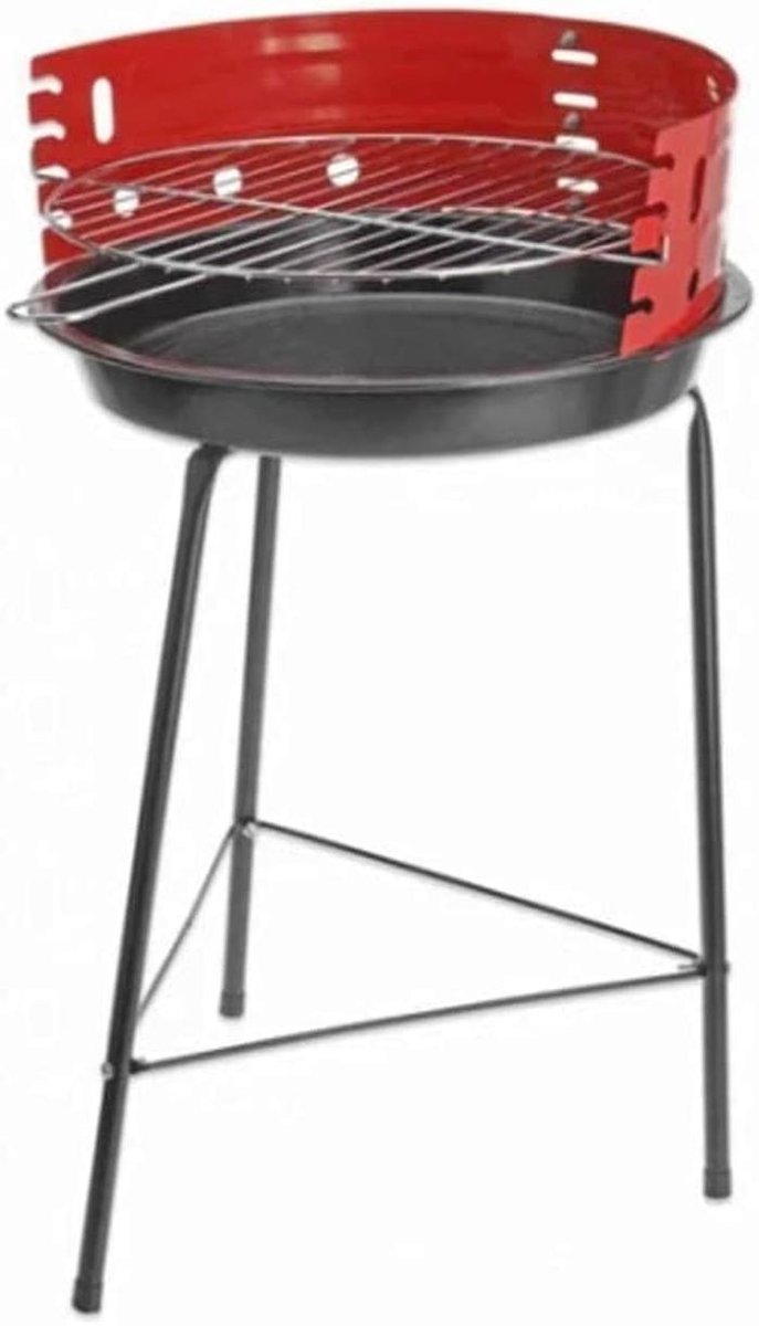 Grill 33 cm - Drievoet Plaatgrill voor Houtskool