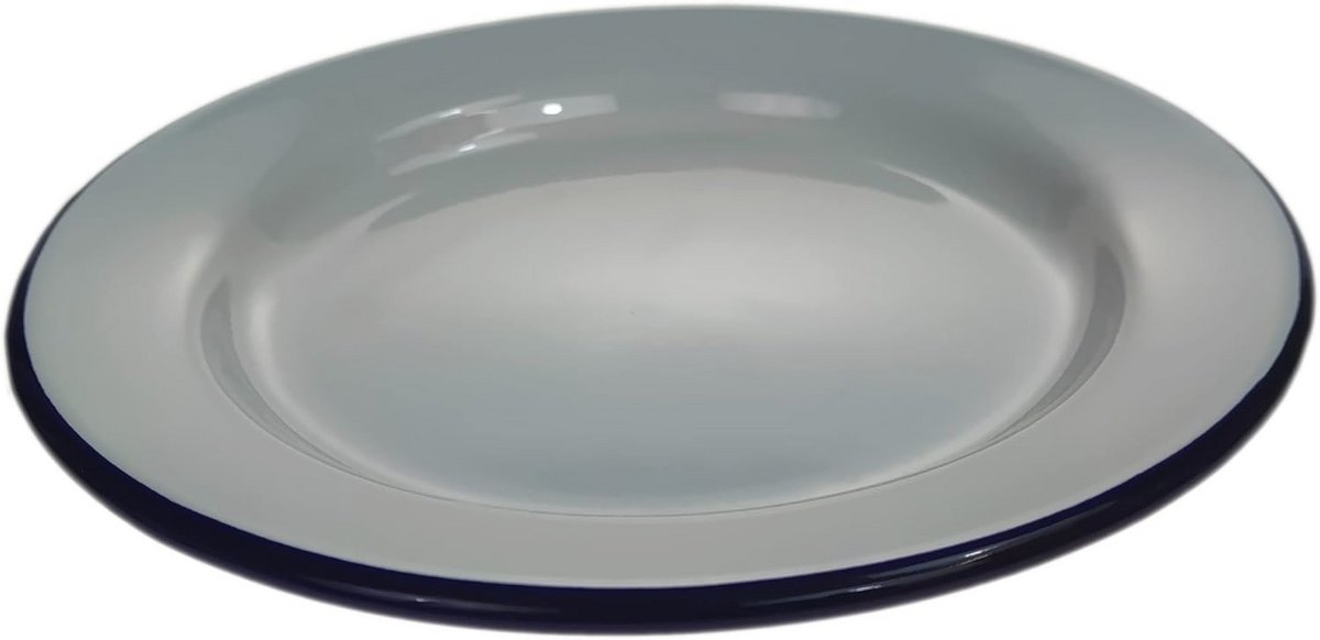 Emaille bord 22 cm - Krasbestendig en duurzaam