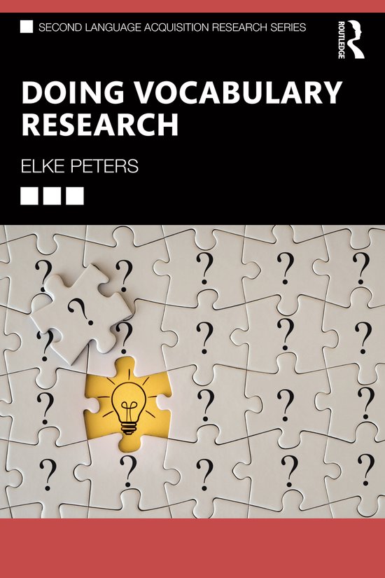 Second Language Acquisition Research Series- Doing Vocabular ... - cover