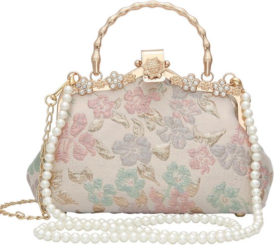 YeBon Avondtas voor dames van geborduurde jacquard, Chinese stijl, met