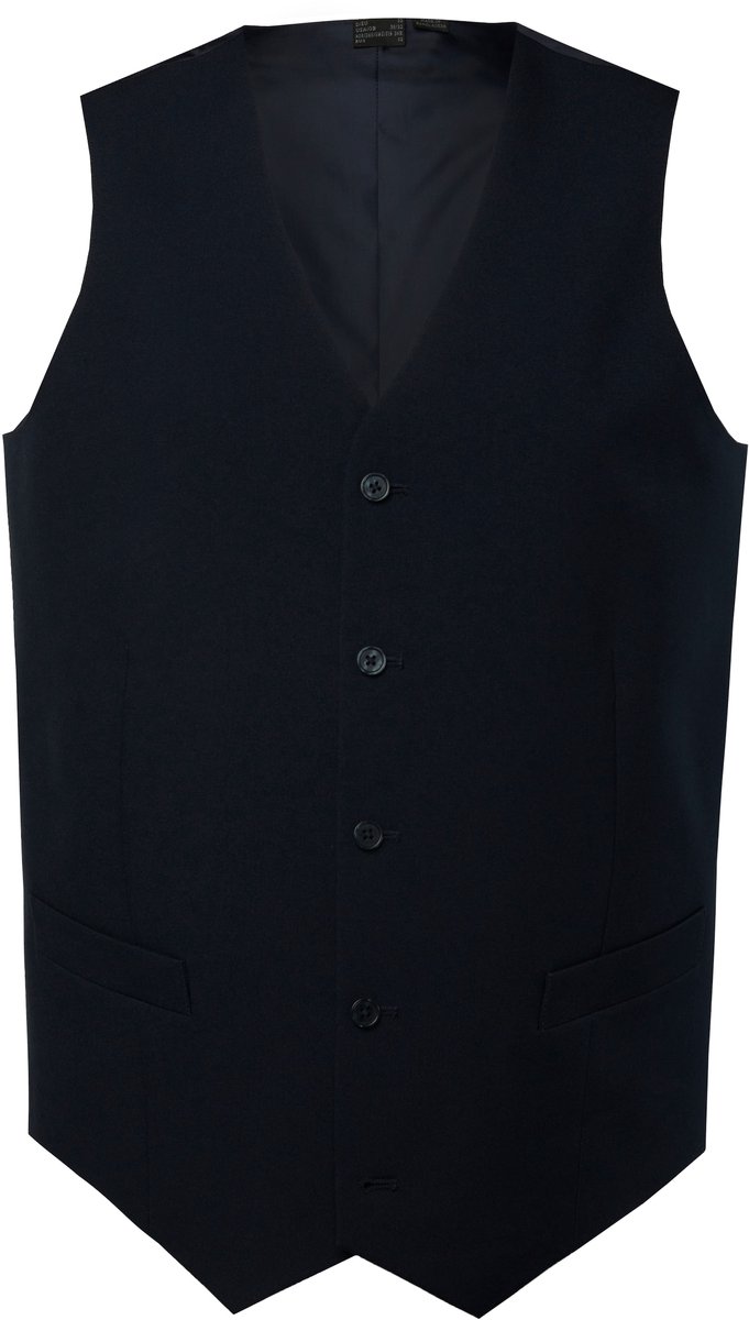 Men Plus - Heren - Bodywarmer business mix & match Porto - Navy blauw - Maat 34