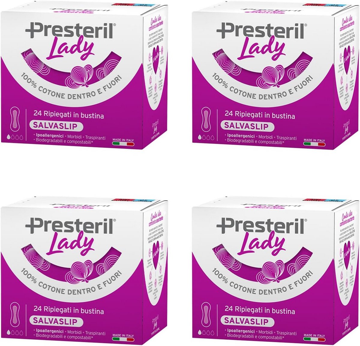 Inlegkruisjes 96 stuks - 100% Biologisch Katoen - Discreet en Hypoallergeen