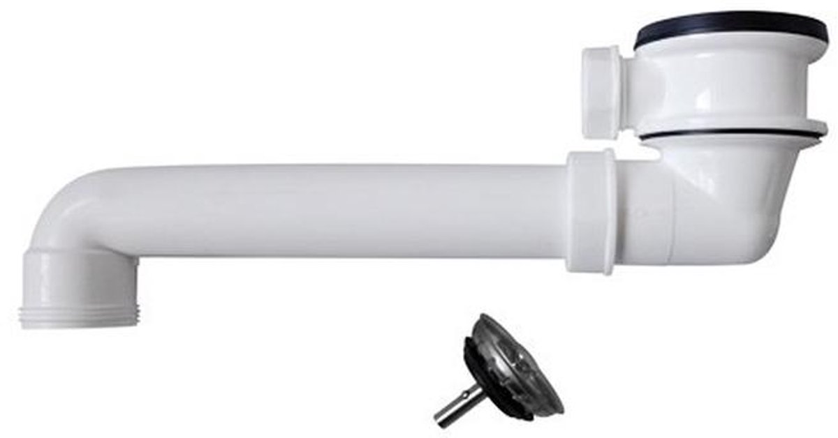 Afvoergarnituur 1 1/2 inch stopventiel voor gootsteen