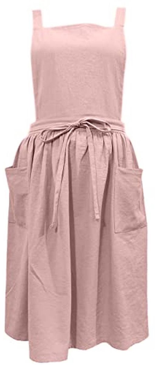 Vintage Schort voor Vrouwen en Meisjes - Perfect voor Tuinieren en Huishoudelijke Taken