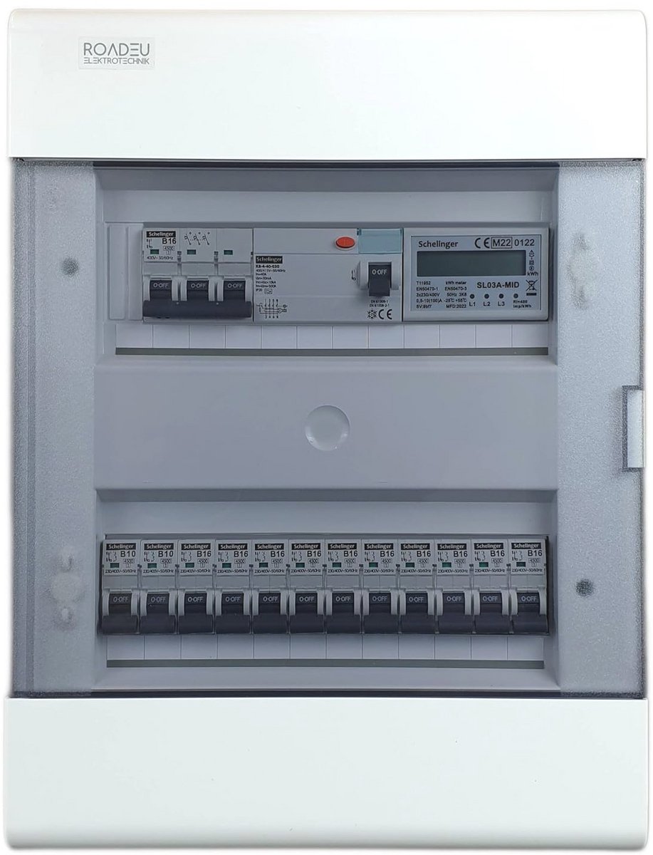 Stroomonderbreker met Teller - 40A, 16A, 10A - Veiligheidsschakelaar en Zekeringautomaat