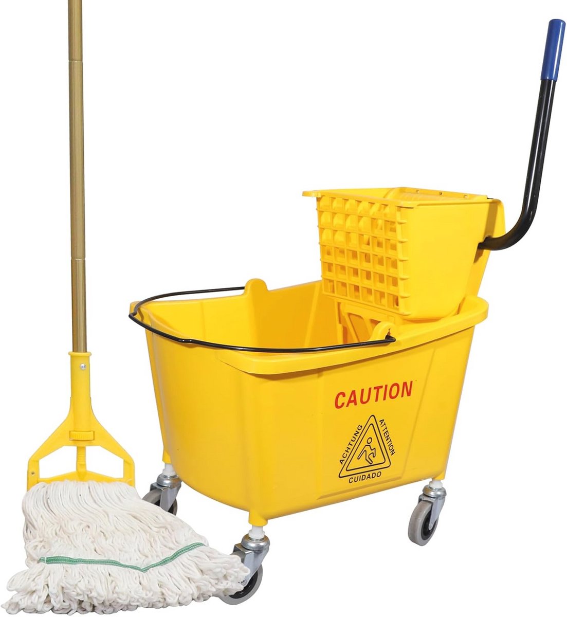 Mop Emmer met Commerciële Mop voor Gemakkelijk Schoonmaken