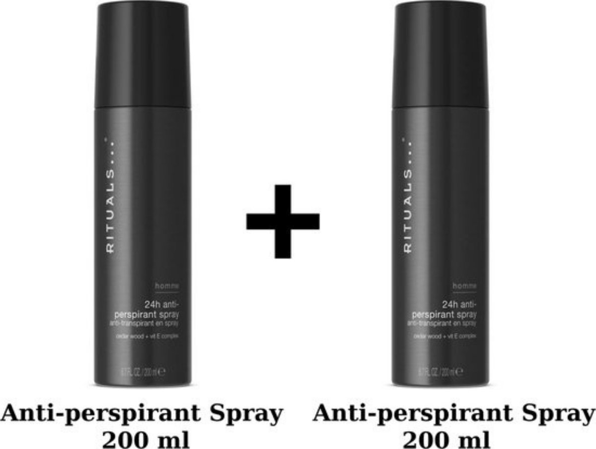 Rituals - Homme - 2X Anti-Perspirant Spray a 150 ml = 300 ml