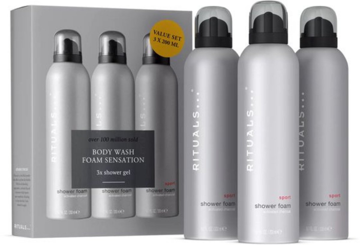 Shower Foam Value Pack - 3X 200 ml = 600 ml - 3X Douchegel a 200 ml = 600 ml - Doucheschuim - Shower Gel