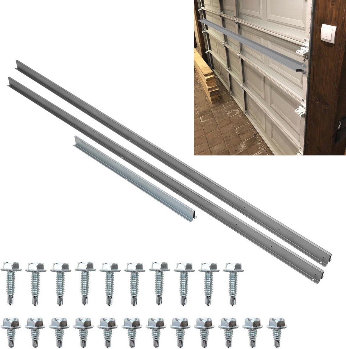 Heavy Duty Garagedeur Stut 16 Voet - Versterk en Beveilig Je Garagedeur