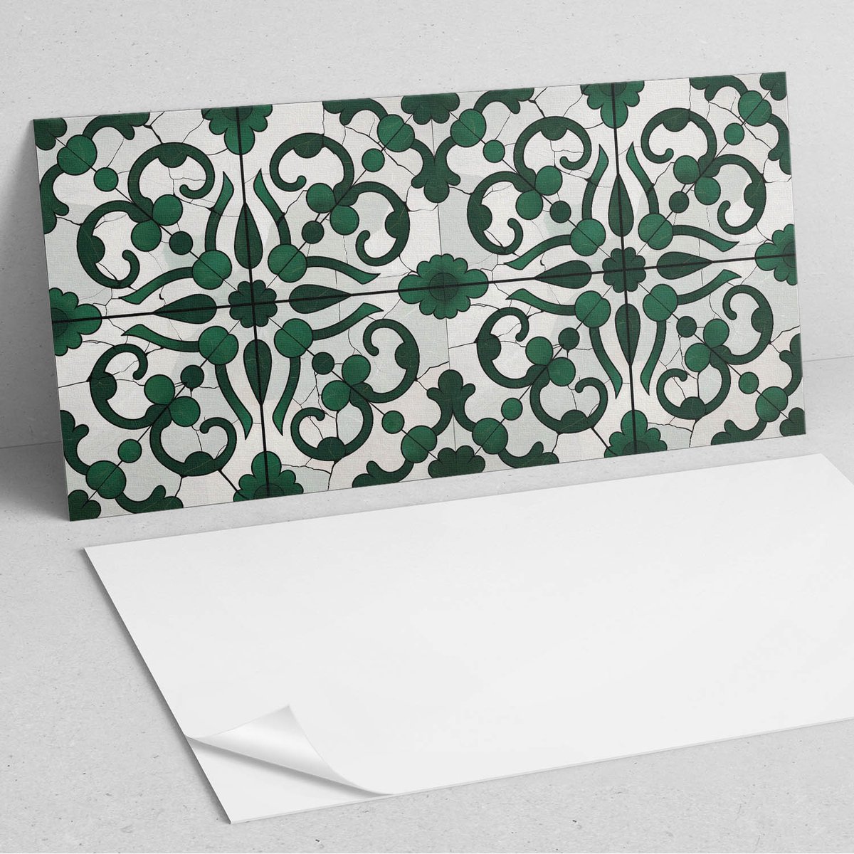 Coloray Wandpanelen Zelfklevend - Plantenpatroon met versieringen PVC Wandpanelen - 120 cm