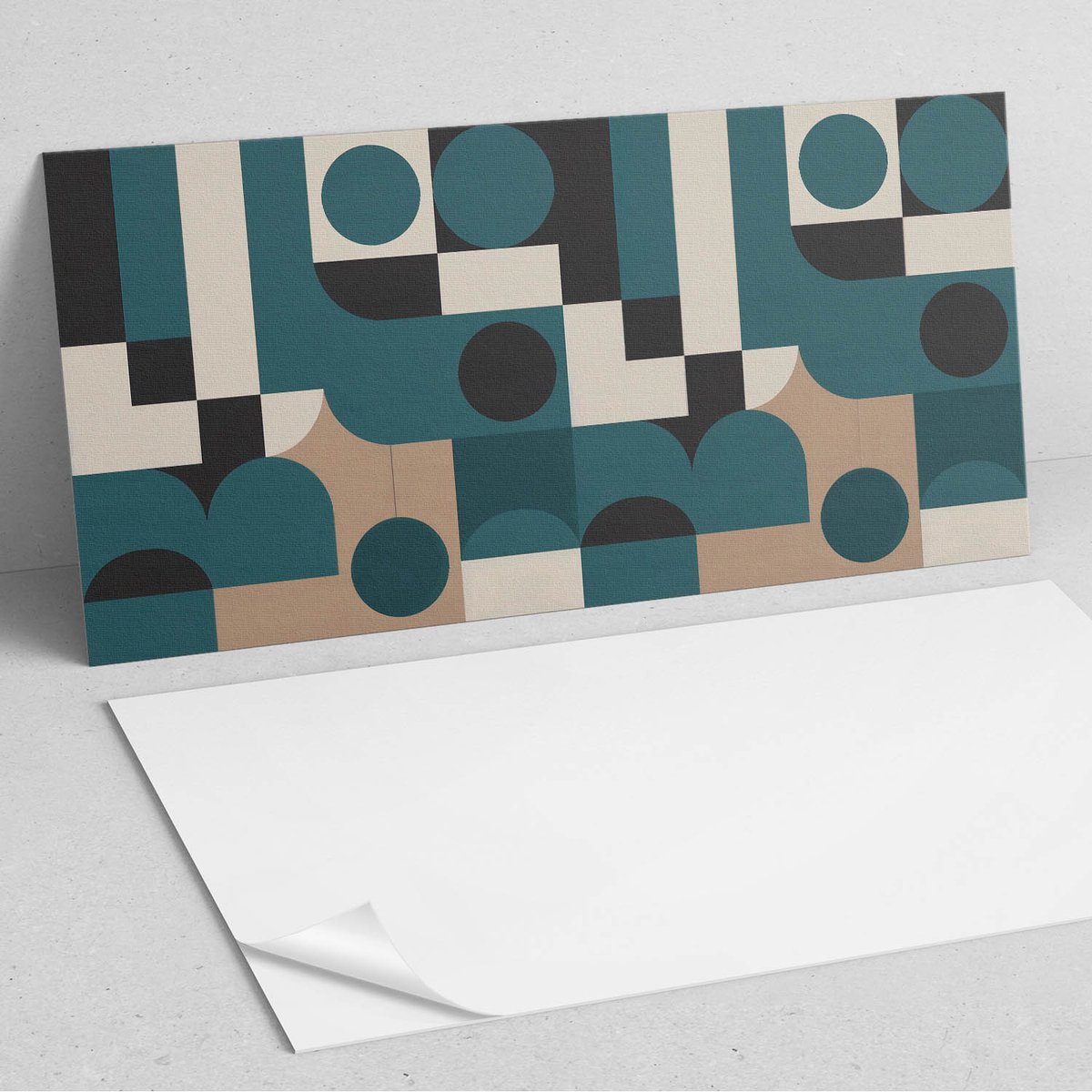 Coloray Wandpanelen Zelfklevend - Abstracte vormen en figuren PVC Wandpanelen - 120 cm x 6