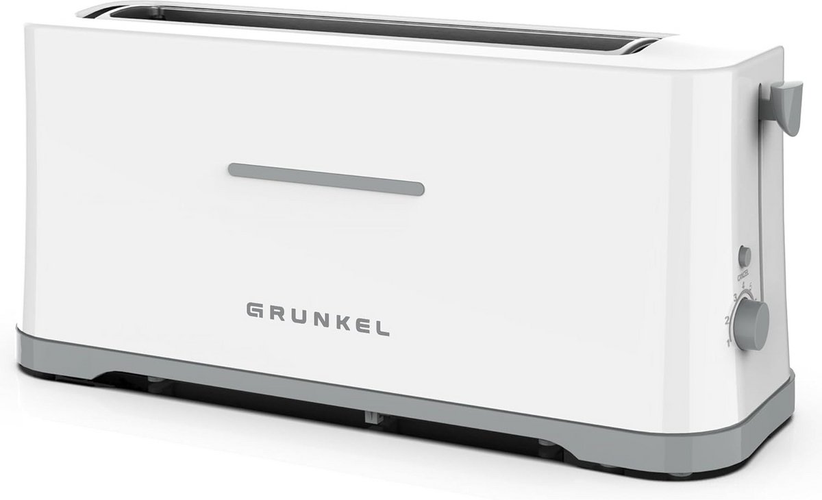 Broodrooster met 7 bruiningsniveaus, extra brede sleuf en kruimellade - 980 W