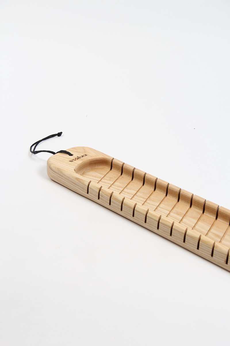 Woodsea Boardette – Bagette board – Snij- en Serveerplank – Essenhout – Met Snijgeleiders