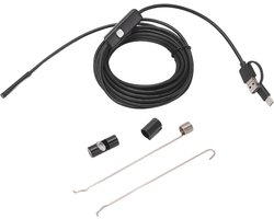 Endoscope 5.5Mm 3-in-1 USB Borescope Camera IP67 Waterproof Inspection Camera with Type C Interface for Inspection Maintenance (3.5M)