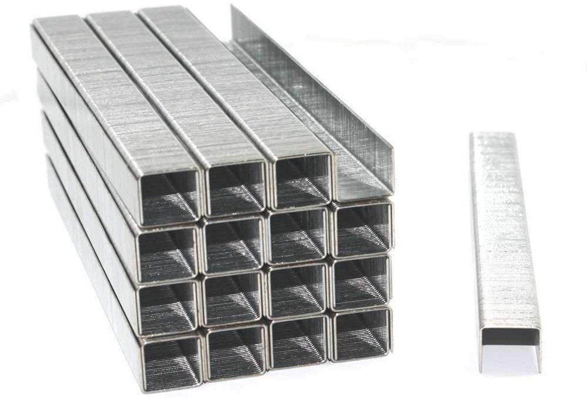 5000 verzinkte nietjes type 53 – 8 mm lang en 11,4 mm breed voor handmatig gebruik