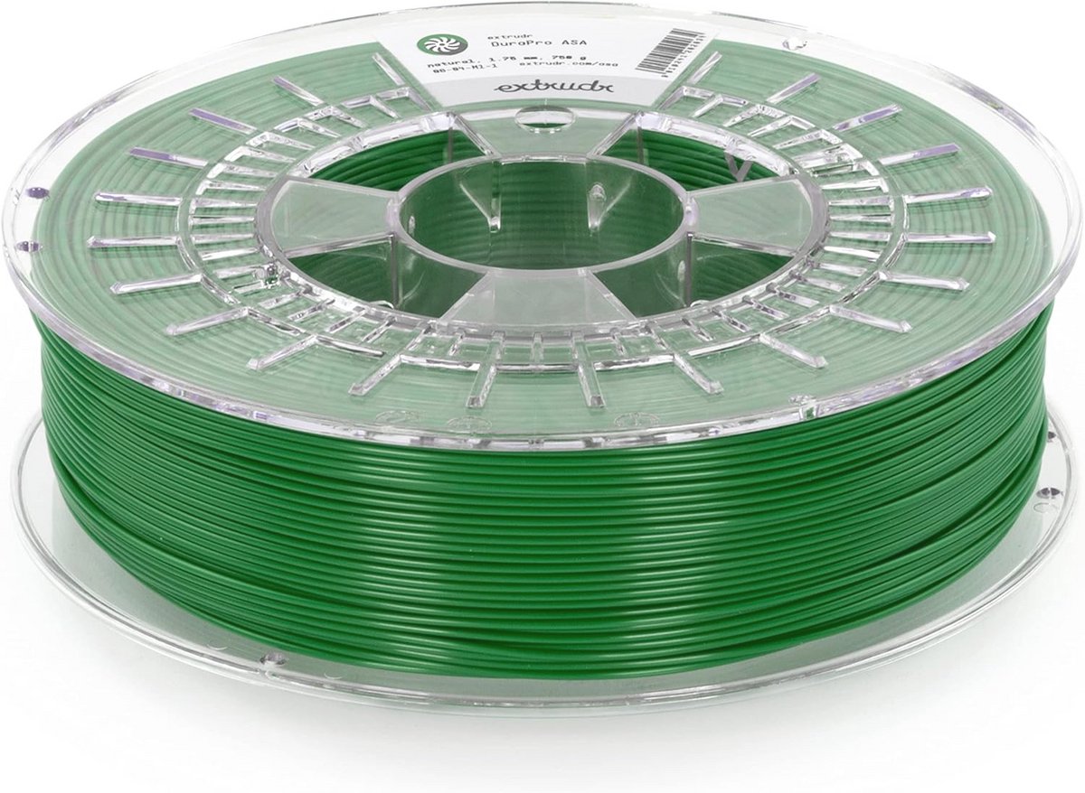 DuraPro ASA 3D Printer Filament 1.75mm - Groen - 750g