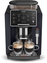Krups Sensation C50 EA910B - Volautomatische Espressomachine - Nachtzwart - Stijlvol Design - Personaliseren en Favorieten Opslaan - Koffiemachine met bonen