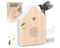 CasaBasics Vogelhuisje met Geluid - Vogelgeluiden Huisje - Bewegingsmelder - Sensor - Geluiden voor op Toilet - Incl. Batterijen