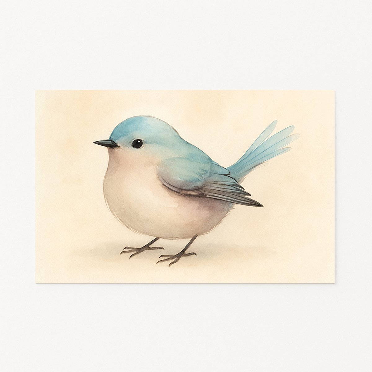 Vogel muurdecoratie – moderne poster – poster slaapkamer – 120x80 cm