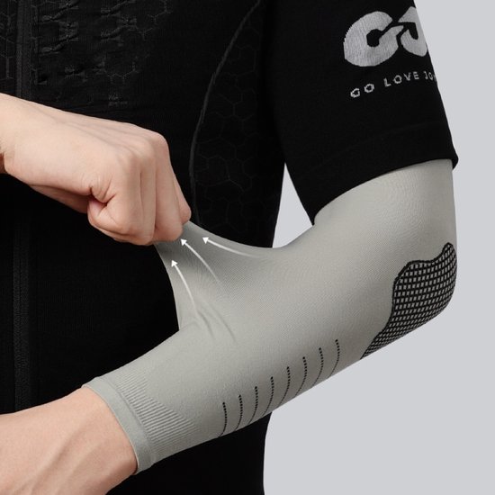 4 Paar UV Beschermende Armstukken - Stretch Compressiemouwen voor Fietsen en Outdoor Sport - One Size, Ademend, Unisex - Multi Kleuren 02 — afbeelding 5