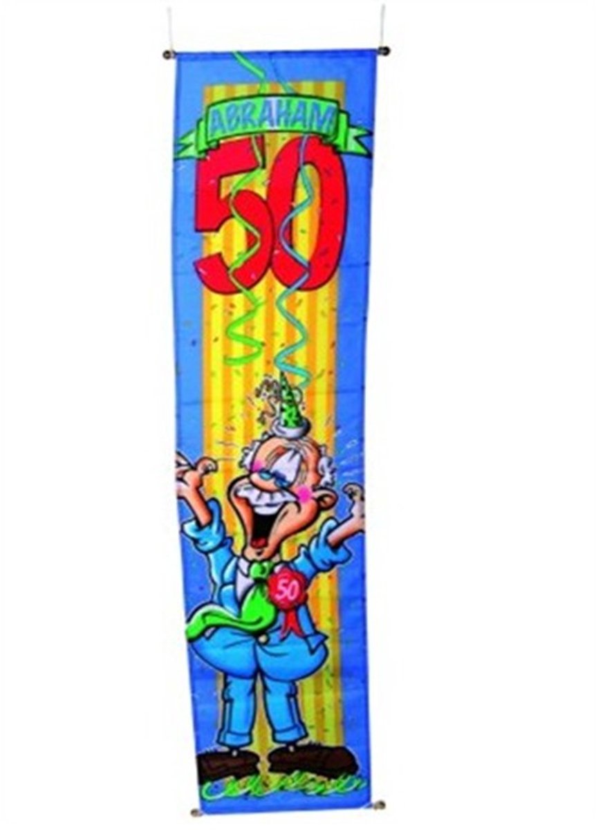 Banner Abraham 180 x 40 cm.