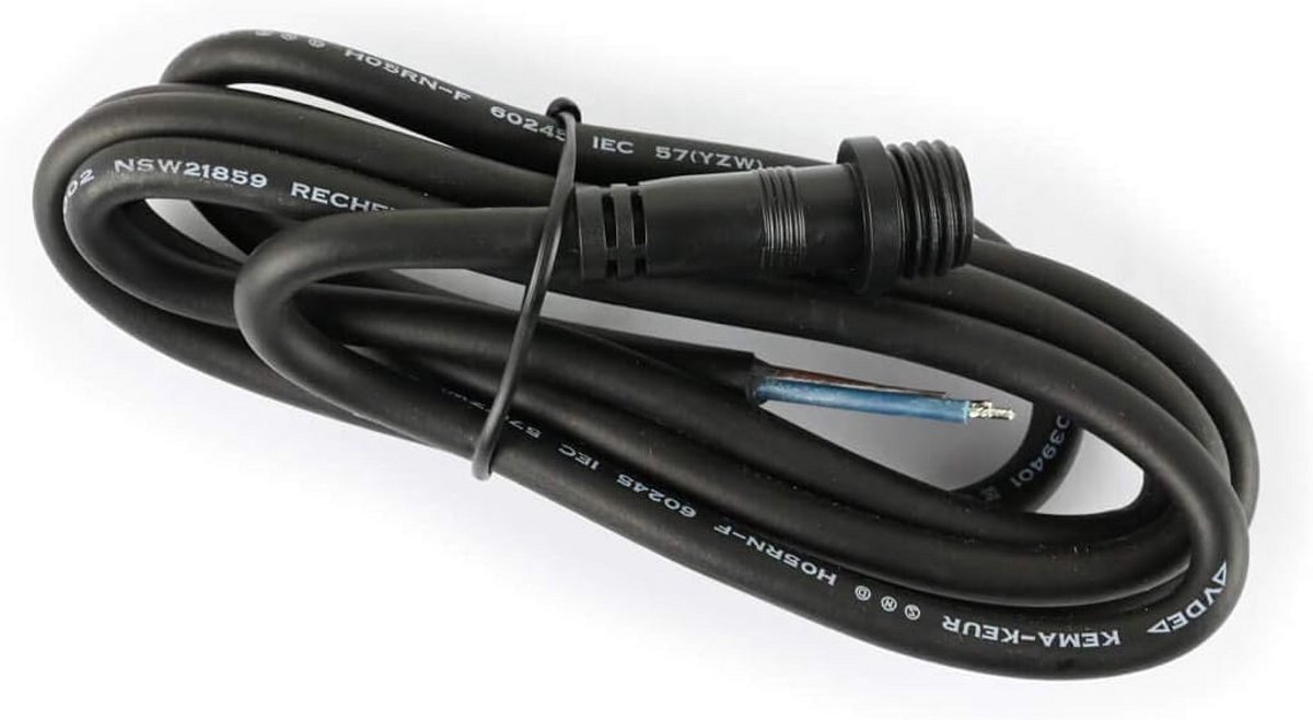 1,5 Meter Verlengsnoer 12V IP65 Waterdicht voor Buitenverlichting, Pompen en Tuinaccessoires