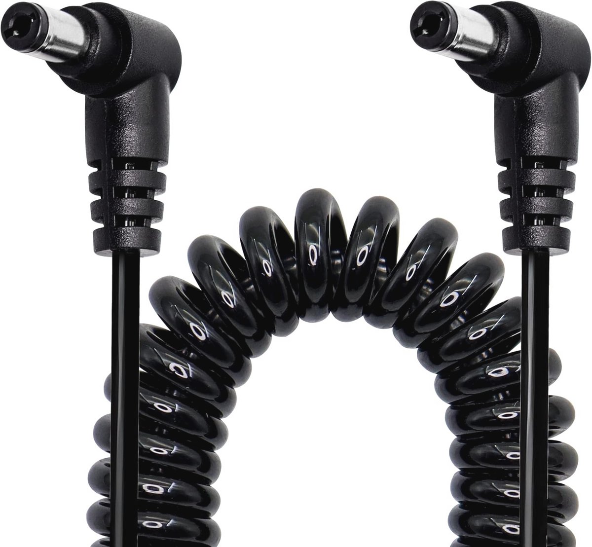 DC verlengkabel 5,5 x 2,1 mm voor 12V CCTV en IP camera's - 10-80 cm