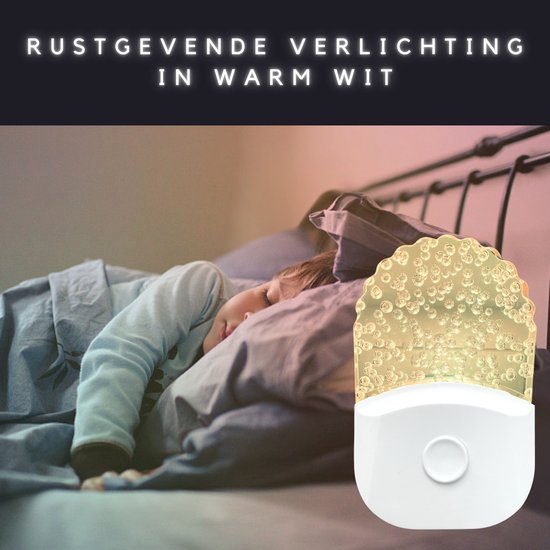 Fienosa LED Nachtlampje Stopcontact RGB Kleuren lampje - Dag & Nacht Sensor - 2 Stuks - Fienosa van Merkloos — afbeelding 5
