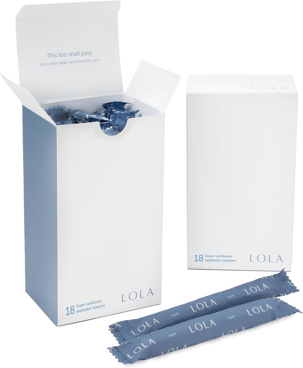 Biologische katoenen tampons met kartonnen applicator - 36 stuks