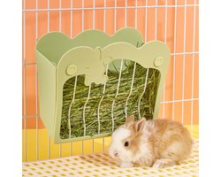 Allecta - Hangende hooiruif voor knaagdieren en konijnen - Praktische hooi voederbak - Geschikt voor cavia's, dwergkonijnen, en kleine dieren.
