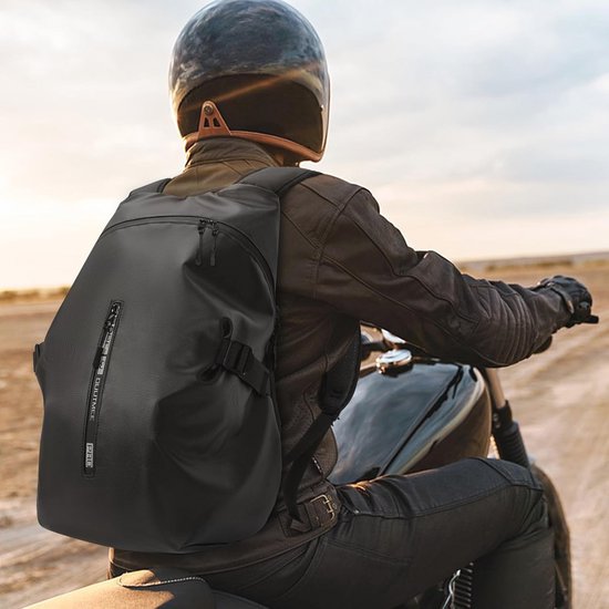 Sac De Transport Pour Casque étanche - Grande Capacité Verrouillable - Pour Moto, Vélo, équipement