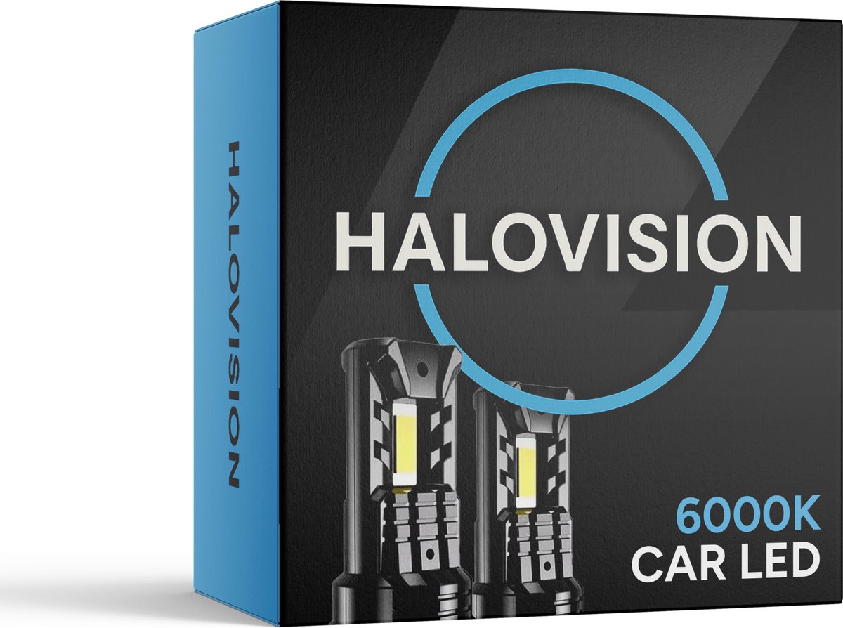 HaloVision Turbo LED Groot Licht + Koplampen H7 – 25W 5000Lm 6000K Helder Wit – Canbus Plug en Play Dimlicht + Grootlicht LED Set van 4 Autolampen – foto 6