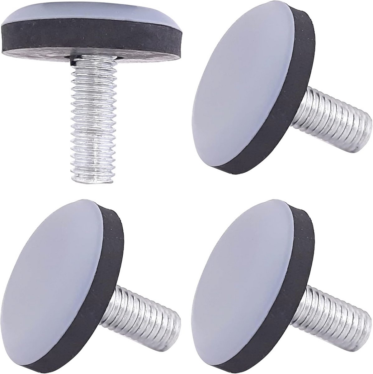 Meubelglijders met Schroefdraad - Teflon Glijders voor Meubels (4 Stuks)