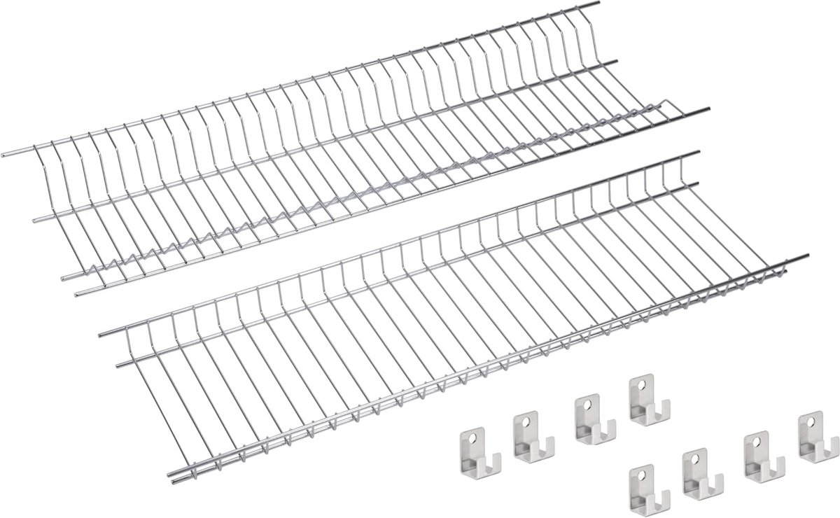 Afdruipset voor kasten 65 cm - Roestvrij Staal Afdruiprek