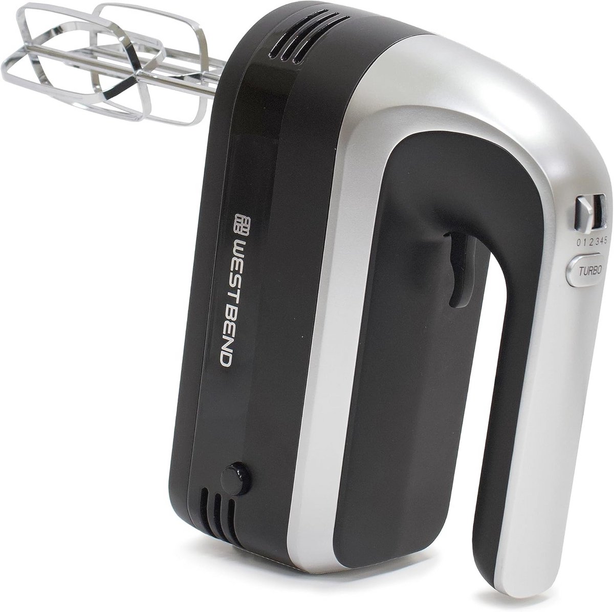 Handmixer met staafmixer en 6 snelheden Ergonomische 250W handmixer met opbergkoffer