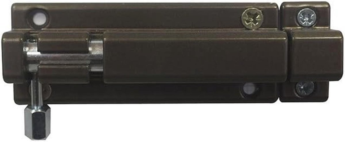 Deurgrendel Veiligheidsgrendel met Bevestigde Lus – 80 mm Antiek