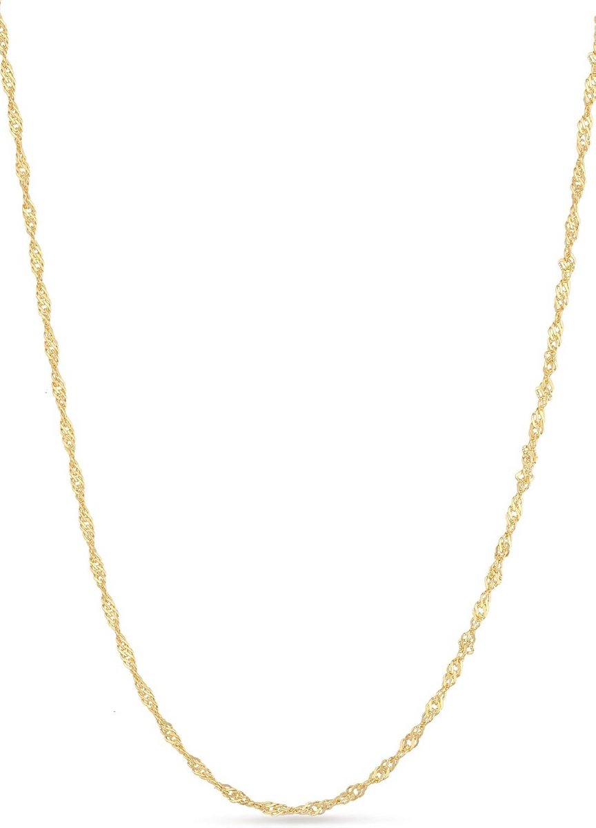 Verstelbare Singapore Schakelketting RVS 44-50 cm | Waterdicht Goud, Roségoud of Zilveren Look