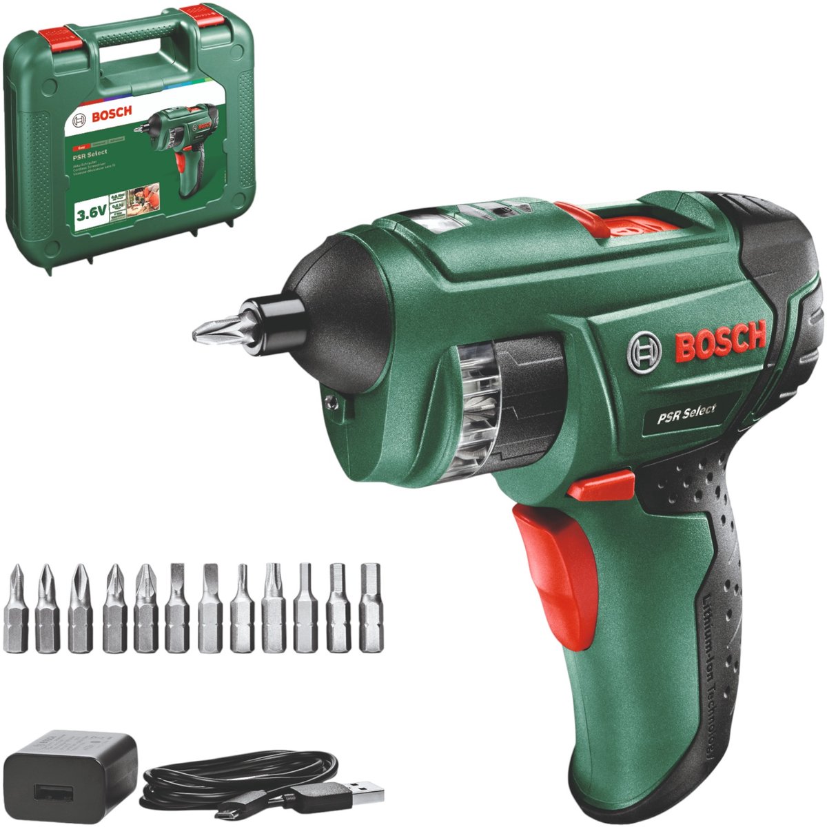 Bosch PSR Select Accuschroevendraaier - 3.6 V
